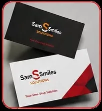 Sam Smiles business cards